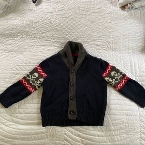 Gap Kids Fair Isle Skull Sweater 6-12 months